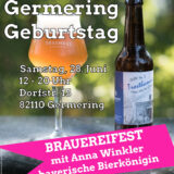 Brauhaus Germering Geburtstag am Samstag, 28. Juni von 11-20 Uhr.