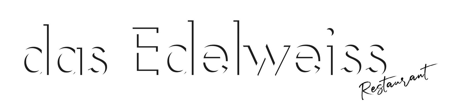 Restaurant "Das Edelweiss" Logo