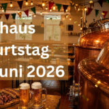 Das Brauhaus Germering feiert Geburtstag am 13. Juni 2026 von 14:00 bis 21:00 Uhr. Komm vorbei und feier mit!